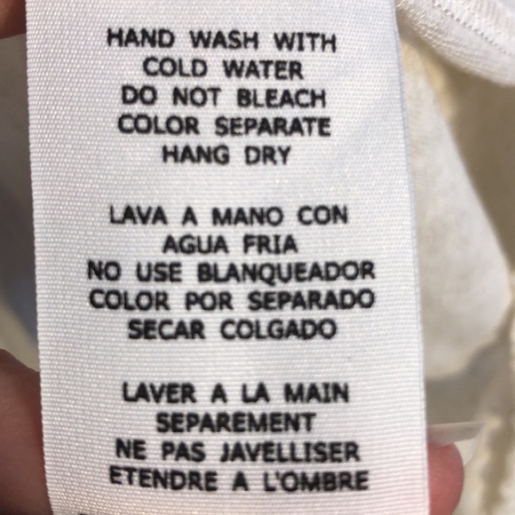 A’REVE | Women’s Cream Linen Blend Button Tie Back Long Lace Cardigan size S - Picture 10 of 15